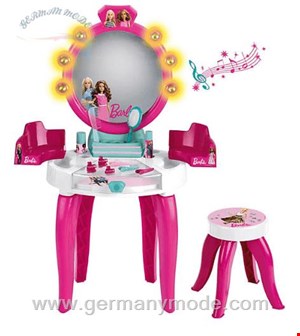 مجموعه میز آرایش باربی klein Barbie® Schminktisch mit Hocker inkl. Zubehör - mit Licht & Sound, pink