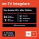 تلویزیون 55 اینچ ال ای دی هوشمند هانسیاتیک آلمان Hanseatic 55H600UDS II LED-Fernseher -(139 cm/55 Zoll