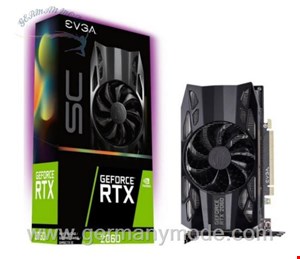 کارت گرافیک گیمینگ 6 گیگابایت اوگا EVGA GeForce RTX 2060 SC Gaming 6GB GDDR6