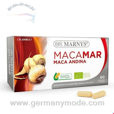 کپسول مکمل انرژی بخش تقویت قوای جنسی بانوان مارنیس اسپانیا MARNYS Organic Andean Maca · Macamar MN343