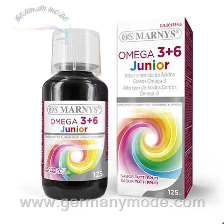  مکمل گیاهی امگا 3 و 6 بهبود دهنده سیستم ایمنی قلب گوارش مارنیس اسپانیا MARNYS Omega 3  6 Junior MN453