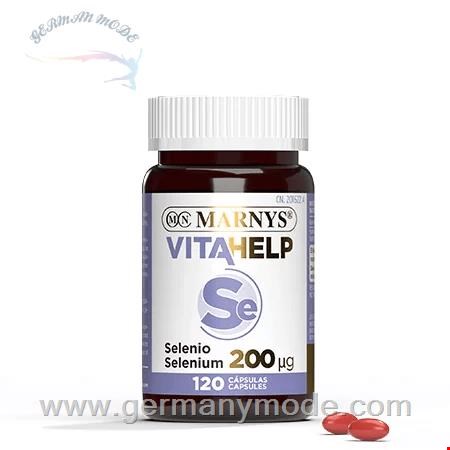 کپسول مکمل غذایی سلنیوم حاوی آنتی اکسیدان مارنیس اسپانیا MARNYS Selenium 200 μg VITAHELP Line MN807
