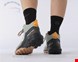  کتانی هایکینگ کوهنوردی ضد آب زنانه سالامون فرانسه SALOMON OUTPULSE MID GORE TEX Hikingschuhe Damen Wrought Iron Ebony Blazing Orange