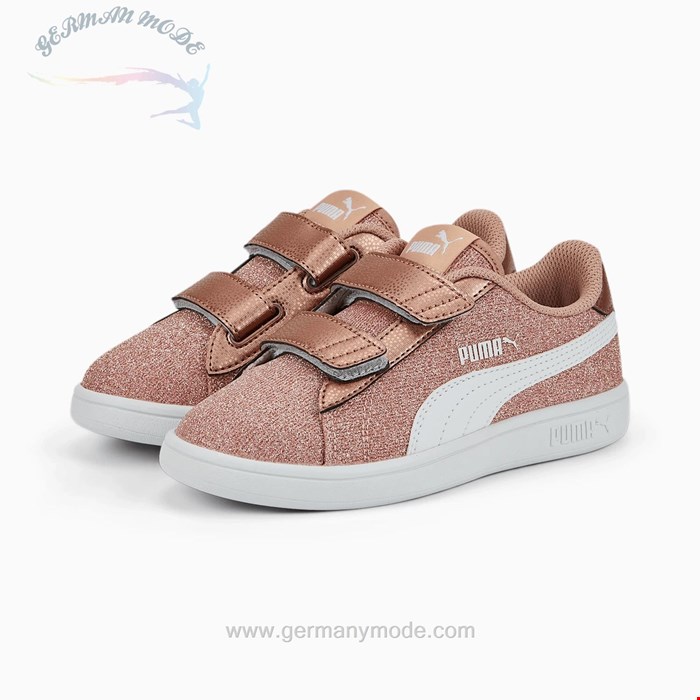 کتانی دخترانه پوما آلمان PUMA Smash v2 Glitz Glam Kids Mädchen Sneaker-367378_29