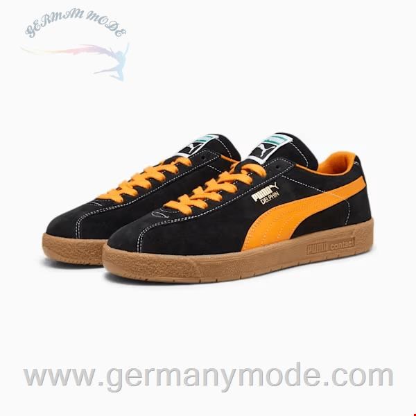 کتانی ورزشی مردانه پوما آلمان PUMA Delphin Sneakers Puma Black-Pumpkin Pie