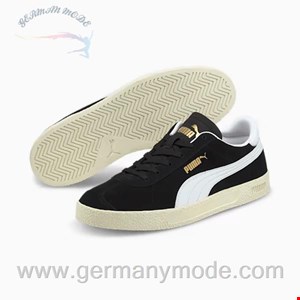 کتانی ورزشی باشگاهی مردانه پوما آلمان PUMA Club Sneaker Puma Black-Puma White-Puma Team Gold-Ivory Glow