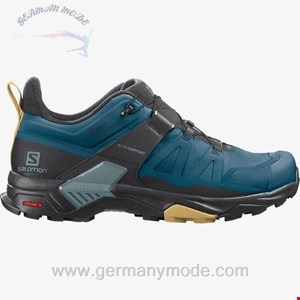 کتانی پیاده روی مردانه سالامون فرانسه SALOMON X ULTRA 4 GORE-TEX Hiking-Halbschuhe Herren Legion Blue / Black / Fall Leaf