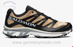 کتانی اسپرت مردانه زنانه سالامون فرانسه SALOMON XT-4 Sportliche Schuhe Unisex Fenugreek / Tobacco Brown / Rainy Day