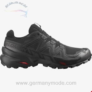 کتانی مردانه سالامون فرانسه SALOMON SPEEDCROSS 6 GORE-TEX Trailrunning-Schuhe Herren Nautical Black / Black / Phantom