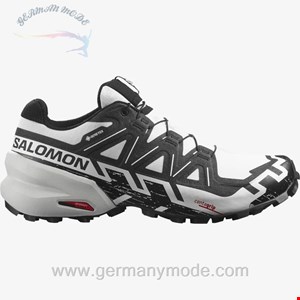 کتانی مردانه سالامون فرانسه SALOMON SPEEDCROSS 6 GORE-TEX Trailrunning-Schuhe Herren Nautical White / Black / Lunar Rock