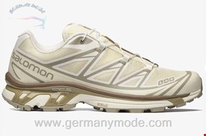 کتانی اسپرت مردانه زنانه سالامون فرانسه SALOMON XT-6 Sportliche Schuhe Unisex Turtledove / Vintage Khaki / Kelp