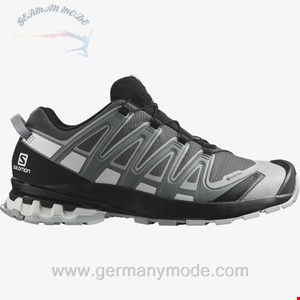 کتانی مردانه سالامون فرانسه SALOMON XA PRO 3D V8 GORE-TEX Trailrunning-Schuhe Herren Magnet / Stormy Weather / White