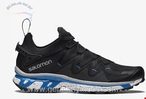 کتانی اسپرت مردانه زنانه سالامون فرانسه SALOMON XT-RUSH Sportliche Schuhe Unisex Black / White / Indigo Bunting