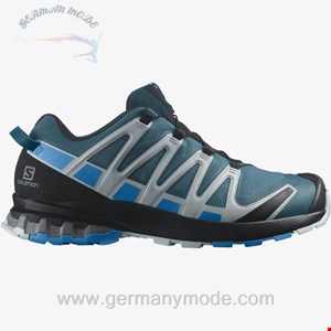 کتانی پیاده روی مردانه سالامون فرانسه SALOMON XA PRO 3D V8 GORE-TEX Trailrunning-Schuhe Herren Legion Blue / Blithe / Pearl Blue