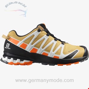 کتانی پیاده روی مردانه سالامون فرانسه SALOMON XA PRO 3D V8 GORE-TEX Trailrunning-Schuhe Herren Fall Leaf / Vibrant Orange / White