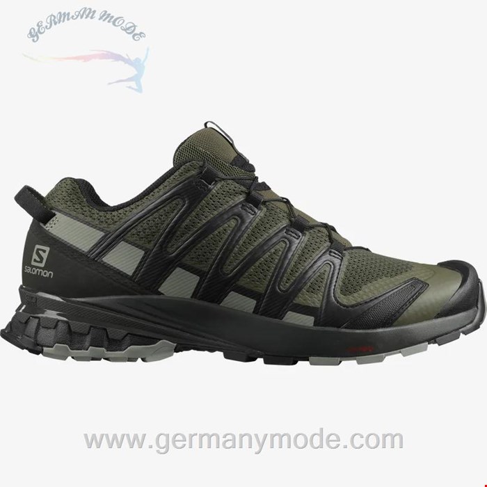 کتانی پیاده روی مردانه سالامون فرانسه SALOMON XA PRO 3D V8 Trailrunning-Schuhe Herren Grape Leaf / Peat / Shadow