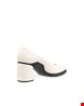  کفش زنانه اکو دانمارک ECCO SCULPTED LX 55 Damen Lederpumps mit Blockabsatz Weiß