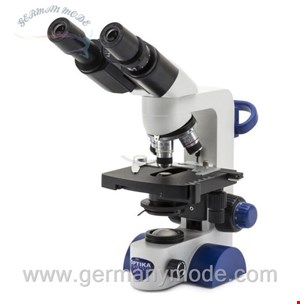 میکروسکوپ اپتیکا ایتالیا OPTIKA Mikroskop B-69, bino, 40-1000x, LED, Akku, Kreuztisch