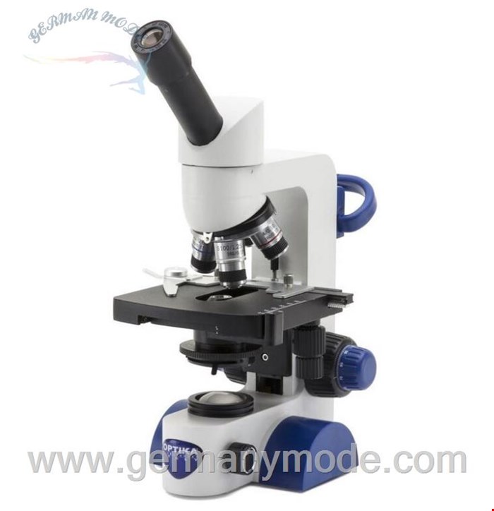 میکروسکوپ اپتیکا ایتالیا OPTIKA Mikroskop B-65, mono, 40-1000x, LED, Akku, Kreuztisch