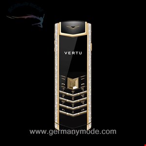 گوشی موبایل سیگناتور وی ورتو انگستان VERTU Signature V - Black Gold Diamond Iron Black Alligator